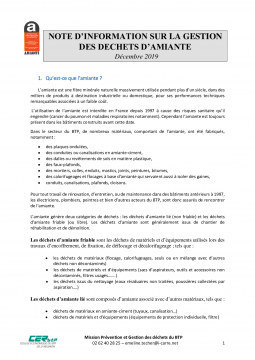 CER BTP Les études et notes d'information